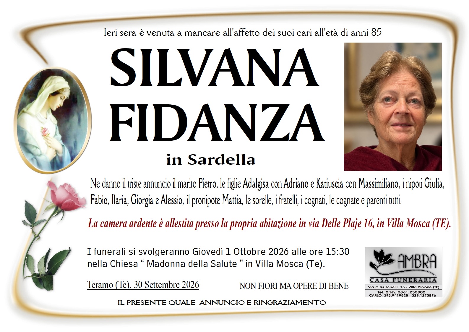 SILVANA FIDANZA 